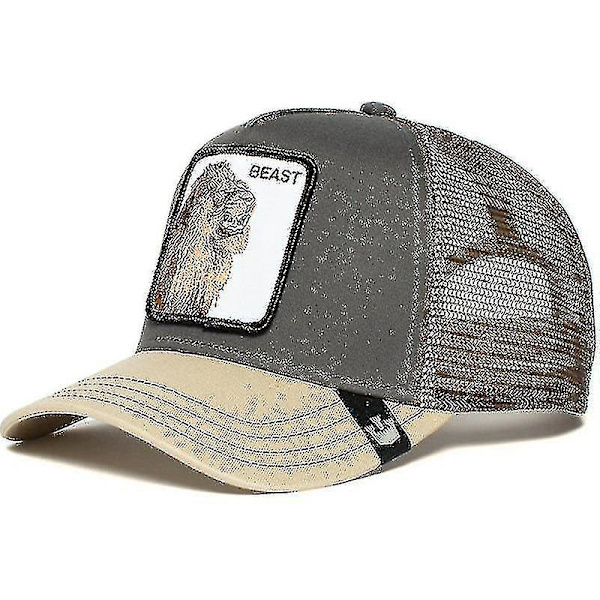 Vuxna Panther Mesh Cap Sommar Baseball Cap Trucker Cap Lion