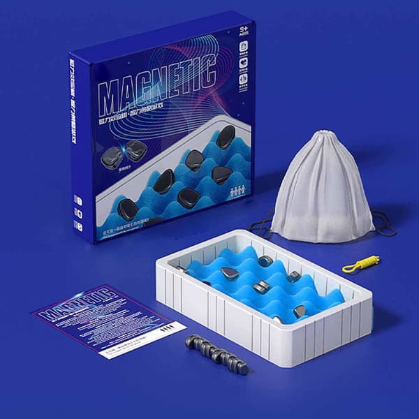 Puslespill Magnetisk effekt sjakk Morsomt interaktivt brettspill Sponge 2PC one