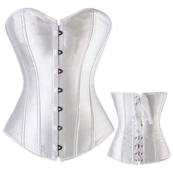Korset Bustier Toppe SORT W black XXL