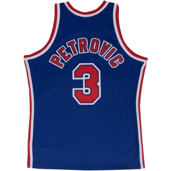 Mitchell & Ness New Jersey Nets Drazen Petrovic Swingman-trøye Royal Z Royal M