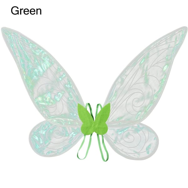 Halloween kostymer Fairy Wings Dress-Up Wings W green