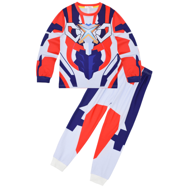 2st Pyjamas för barn Superman Altman långärmad tröja Nattkläder I C 120cm