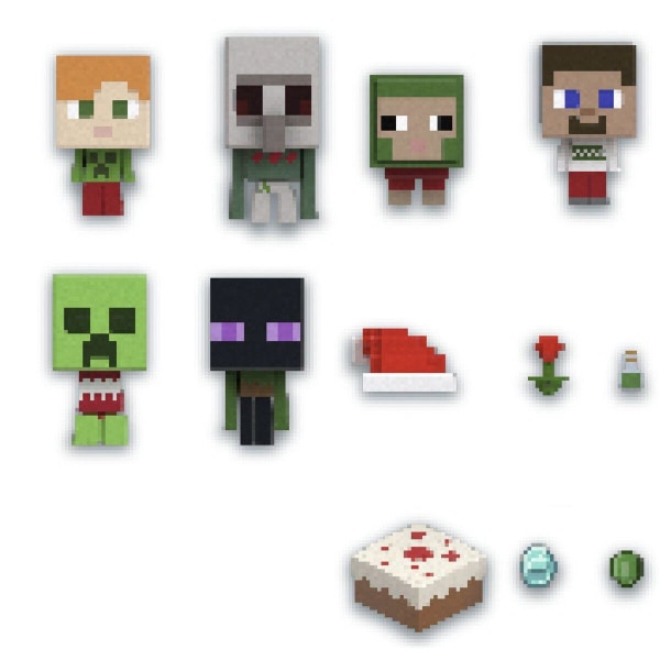 Minecraft Mob Minis Adventskalender 2023 multicolor
