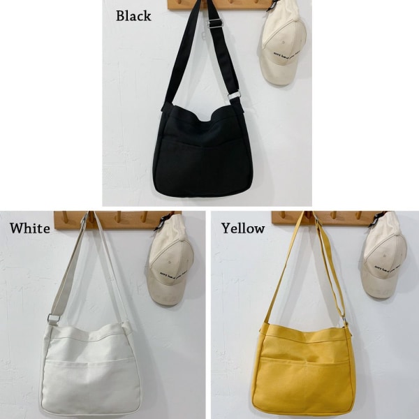 Axelrem Canvas Håndtaske GUL W yellow