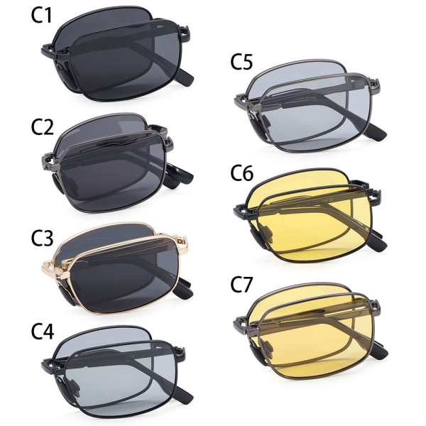 Sammenklappelige polariserede solbriller firkantede fotokromatiske solbriller køreglasögon Z C7