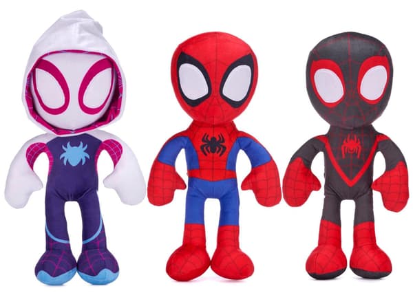 3-Pack Marvel Spiderman Spindelmannen Spidey Plysch Gosedjur Plys I multicolor