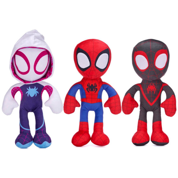 3-pak Marvel Spiderman Spindelmannen Spidey Plys multicolor