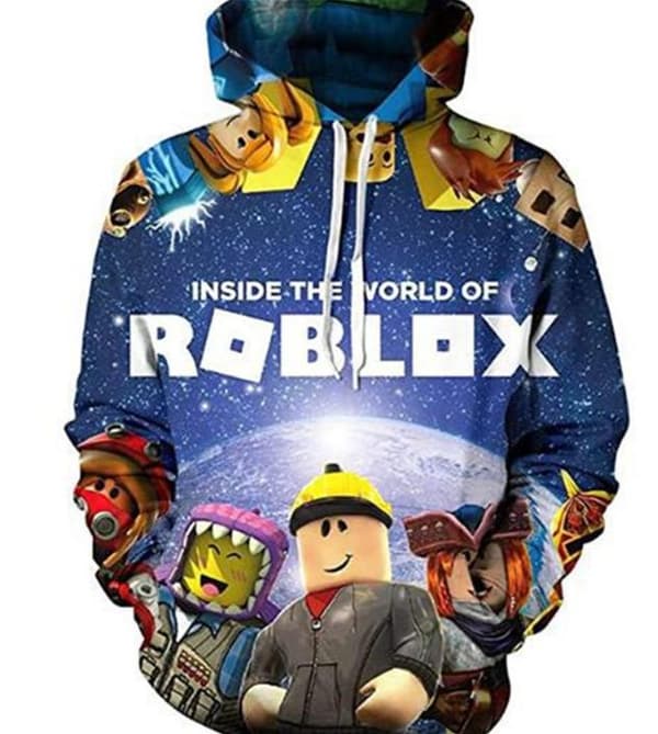 ROBLOX Hoodiejacka för Pojkar, Långärmad med Huva E E 150cm