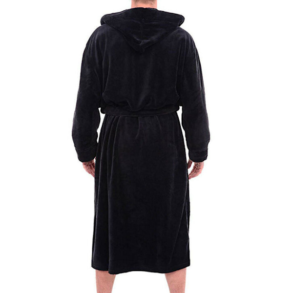 Miesten pitkähihainen kylpytakki pehmeällä loungekylpytakilla I Red 2XL