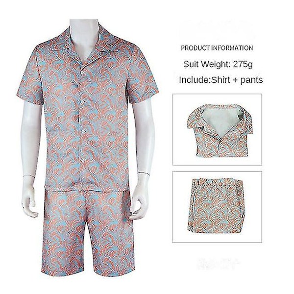 Voksen Barbie-antrekk for menn Ken Margot Barbie menn cosplay-kostymer rosa jumpsuit-drakt Halloween-kostymer Style 4 XXL