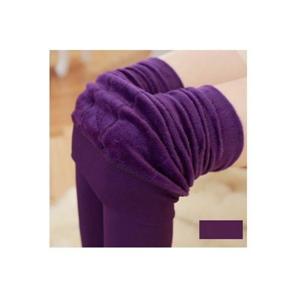 Vinterleggings termoleggings varme vinter leggings violetti 200g