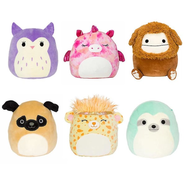 20 cm Squishmallow Plysjleketøy Putedukke Gave-ko B