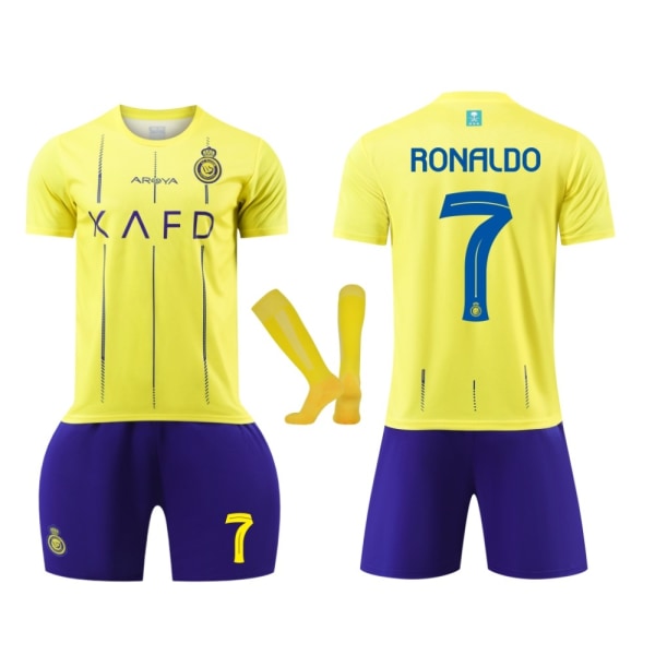 2324 Saudi Ronaldo nr 7 jalkapallopaita T-paita Lapset Urheiluvaatteet Set Z 22