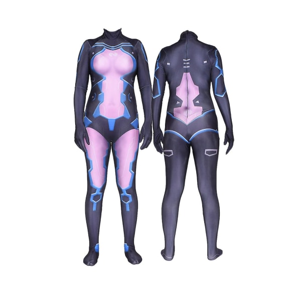 Hyperdimension Neptunia Jumpsuit Halloween Aikuisten Lasten Bodysuit Cosplay-asut Adult 2XL