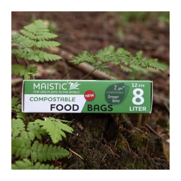 Komposterbara matförvaringspåsar av bioplast - Maistic.
