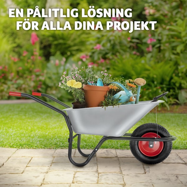 tectake Skottkärra Oskar Silver