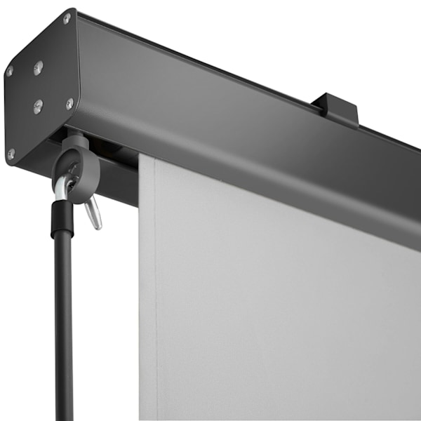 Vertikalmarkis Eloise med 2 väggfästen - 140 x 250 cm, ljusgrå Ljusgrå