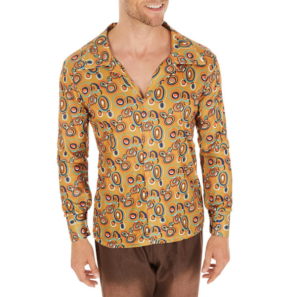 tectake Maskeraddräkt Herr Hippie John Brown XL