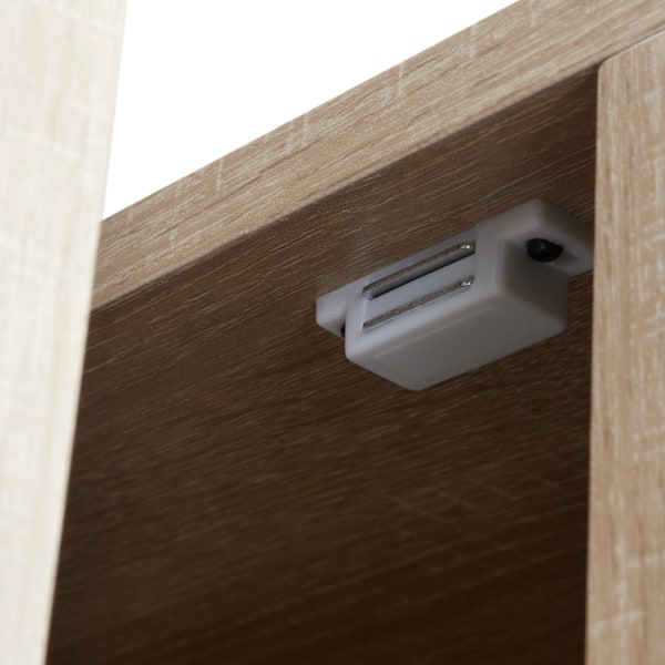 tectake Skänk Oldham 100x38x80,5cm Ljusbrun