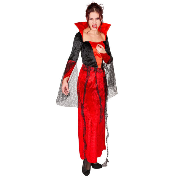 tectake Maskeraddräkt Gothic Vampyrklänning Red XL