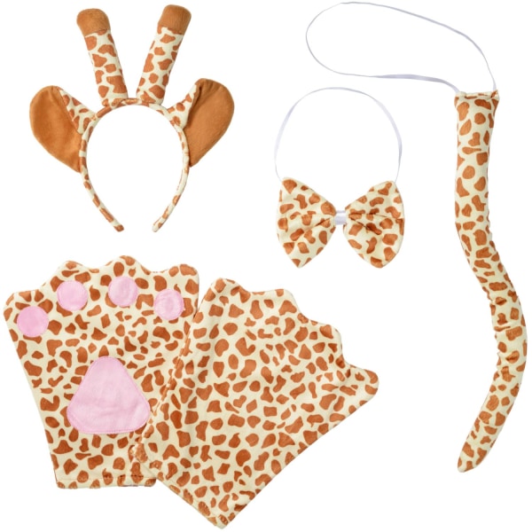 tectake Accessoar-set Giraff Brun