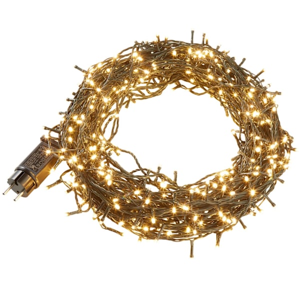 tectake Ljuskedja jul med 8 funktioner - 500 Grön