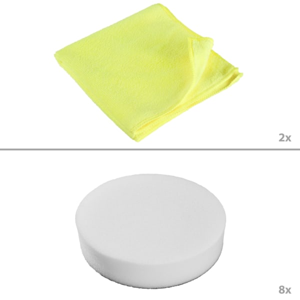 tectake Oscillerande polermaskin 710W - 26 delar Röd