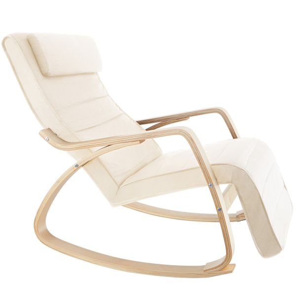 tectake Gungstol, fåtölj Onda Beige