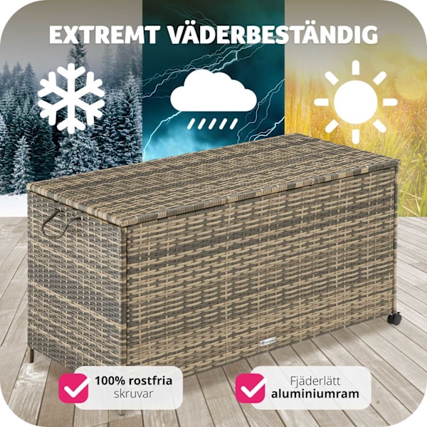 tectake Dynbox i konstrotting Natur