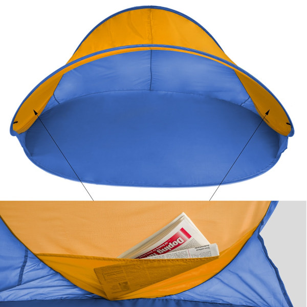 tectake Pop-up tält Jasmin Orange