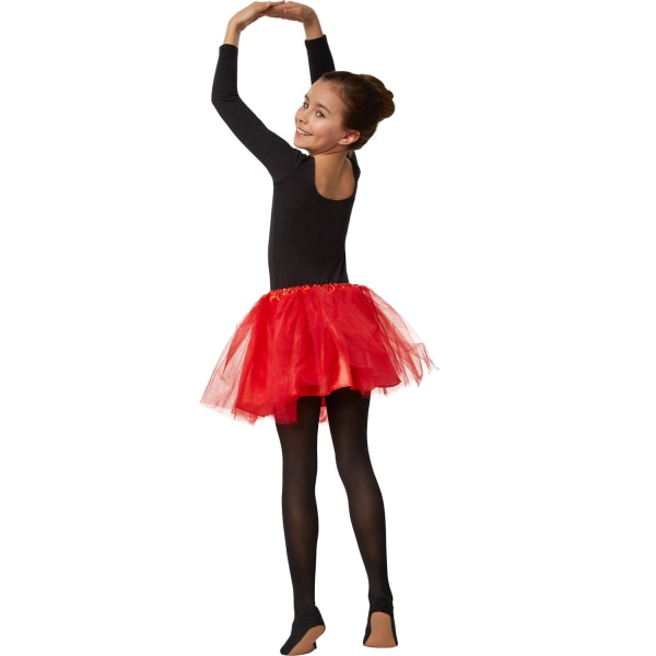 tectake Barn-ballerinakjol röd Red 140 (9-10y)