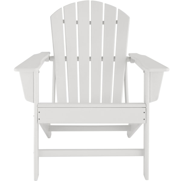 tectake Trädgårdsstol i Adirondack design Vit