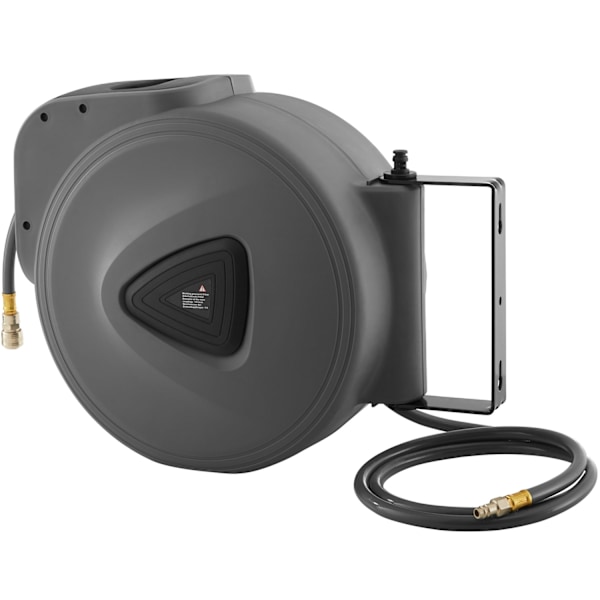 tectake Tryckluftsslang automatisk - 30 m grå