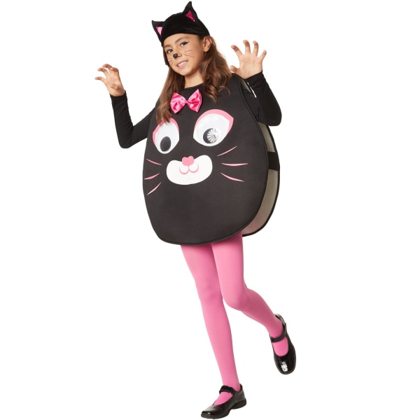 tectake Cartoon-katt Pink 128 (7-8y)