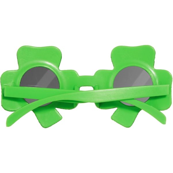 tectake St. Patrick’s Day roliga glasögon klöverblad med färgade glas Grön