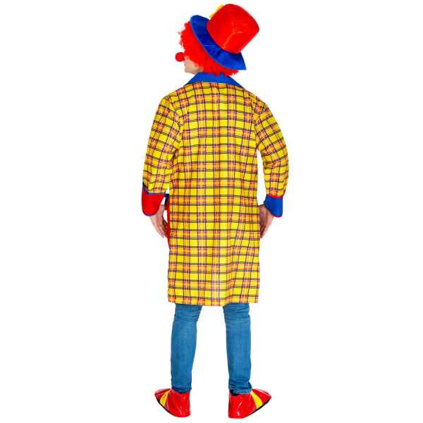 tectake Maskeraddräkt Herr Clown Fridolin Yellow XL