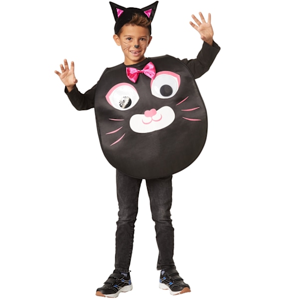 tectake Cartoon-katt Pink 140 (9-10y)