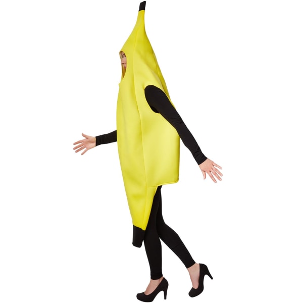 tectake Maskeradräkt Banan Yellow L
