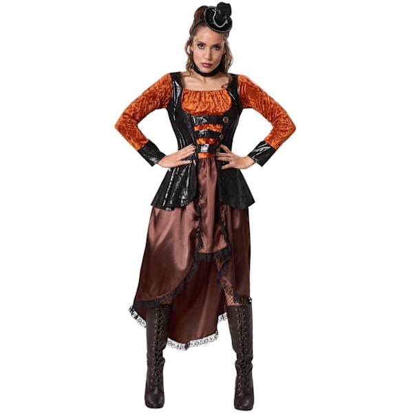 tectake Steampunk-prinsessa Brown XXL