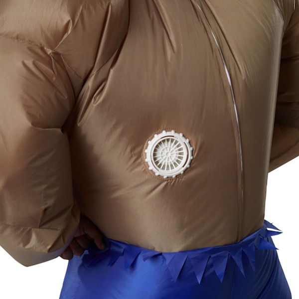tectake Uppblåsbar dräkt Bodybuilder Brun