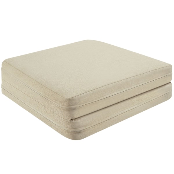 tectake Leksoffa Lilly, 8-delad, med sovfunktion - 160 cm Beige