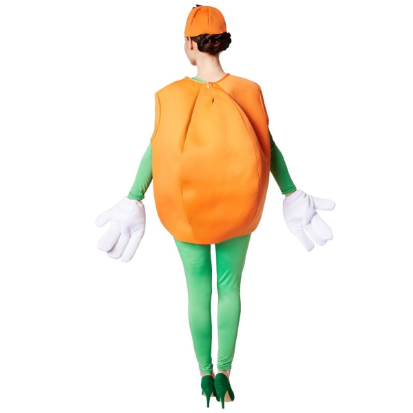 tectake Maskeraddräkt Apelsin Orange XL