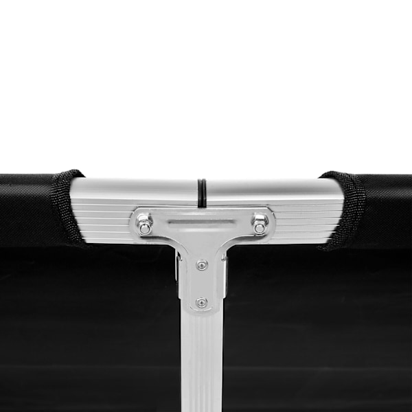 tectake Tältsäng i aluminium, hopfällbar Svart