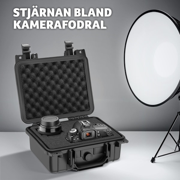 tectake Kameraväska - S Svart