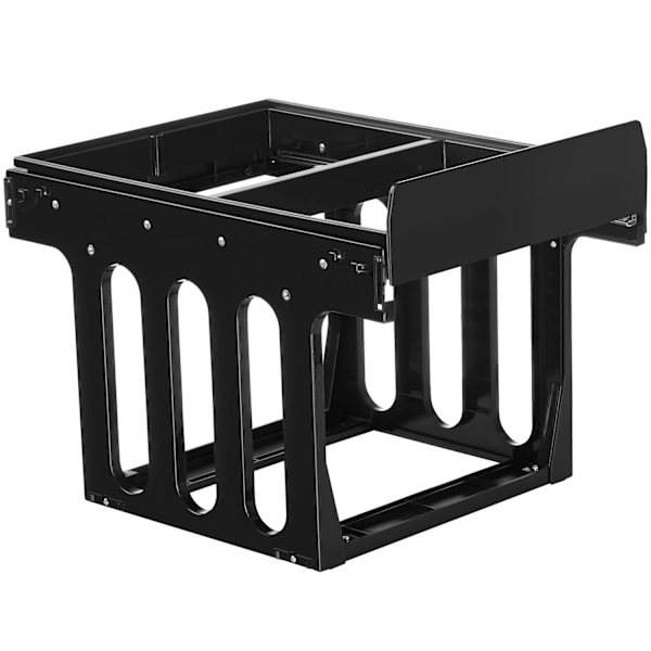 tectake Sopsortering Ashlyn, 3-kärl, 31L Svart