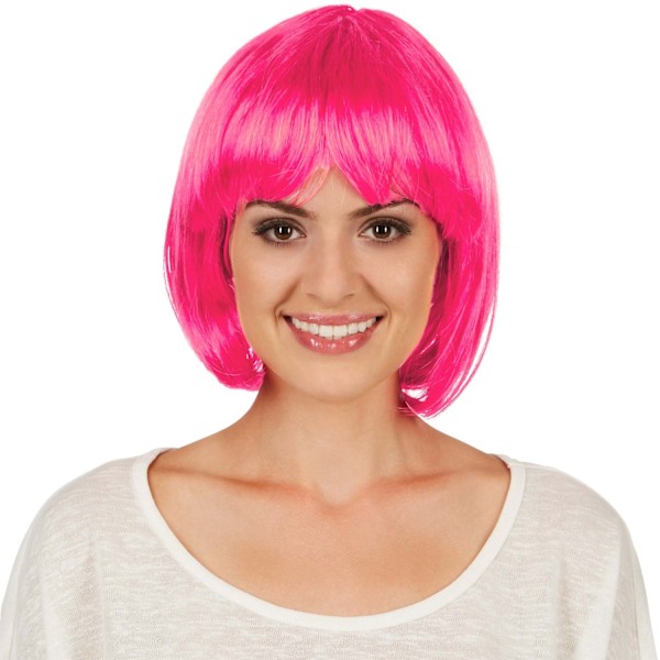 tectake Peruk Kort Page Rosa