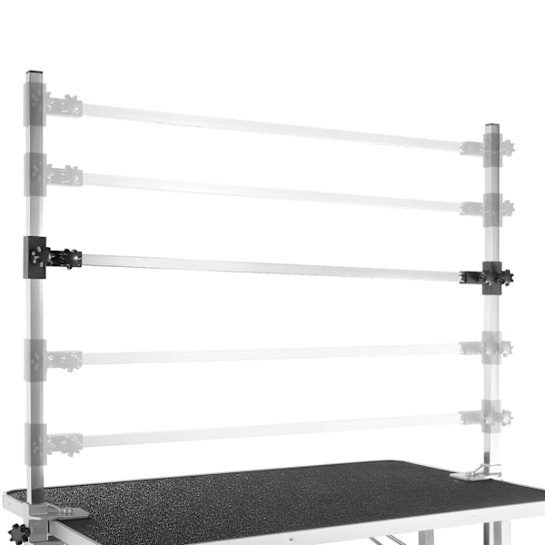 tectake Trimbord med koppel Silver