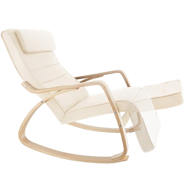 tectake Gungstol, fåtölj Onda Beige