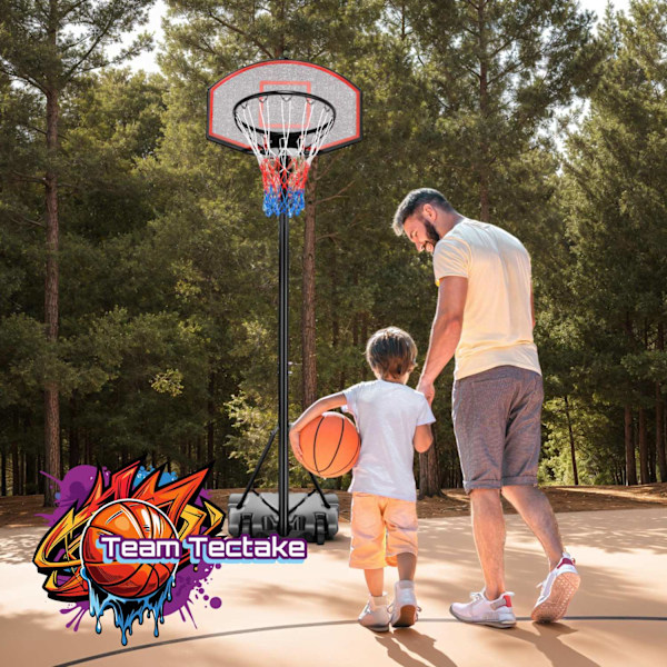tectake Basketkorg Harlem Svart
