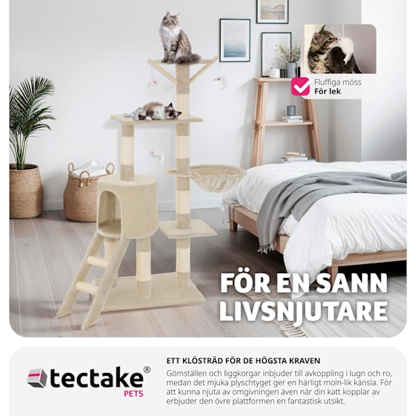 tectake Klösträd Dominik Beige